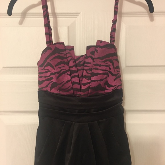 Purple Animal Print Dress - Picture 2 of 8